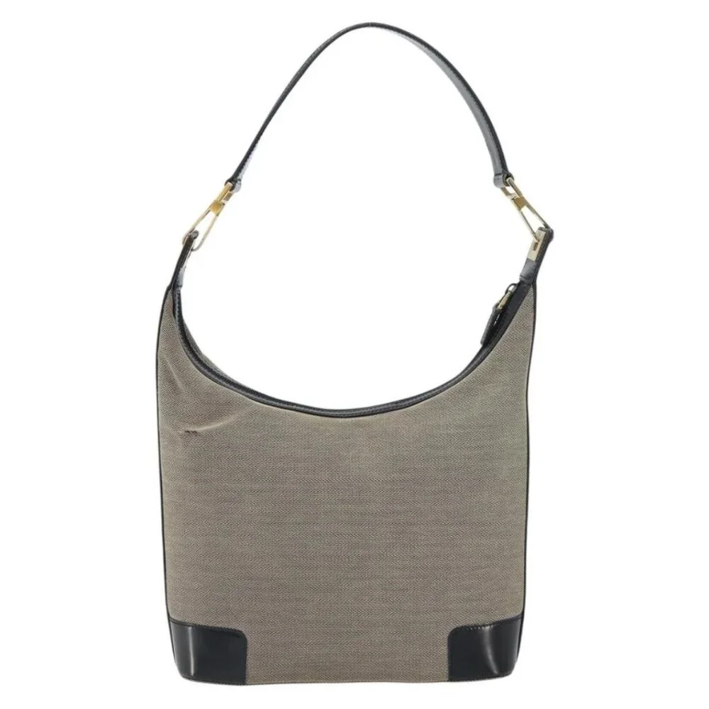 Authentic GUCCI Shoulder Bag Canvas Beige Gold 001 4204 - Picture 10 of 16